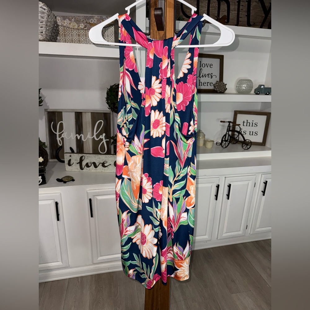 🔆NWT Floral Sleeveless Dress - Picture 6 of 7